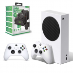 Xbox Series S 512GB + Papildomas Pultelis + Dviguba Krovimo Stotelė