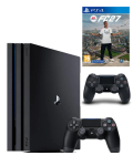 Sony Playstation 4 PRO 1TB + FC 27 + Papildomas Dualshock Pultelis NAUDOTAS