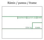Žaliavos termo lipdukai 58x80mm