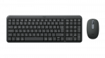 Logitech MK250 Compact Combo Belaidė klaviatūra + Pelė, Bluetooth, US Int, Graphite