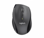 Logitech Marathon M705 Belaidė pelė, RF Wireless, 1000 DPI, Juoda/Pilka