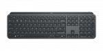 Logitech MX Keys for Business Belaidė klaviatūra RF Wireless+Bluetooth Illuminated, US Int, Graphite