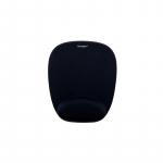 Ergonomi&scaron;kas pelės kilimėlis KENSINGTON, 210 x 25 x 250 mm, juoda sp.