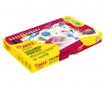 Pie&scaron;tukai JOVI Schoolpack, 144 vnt., &scaron;e&scaron;iakampiai