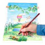 Spalvoti pie&scaron;tukai STAEDTLER NORIS COLOUR 185, 24 spalvos