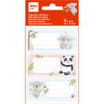 Lipdukai sąsiuviniams APLI Koalas, 3 lapai (9 lipdukai)