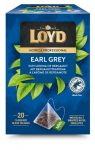 Juodosios arbatos gėrimas LOYD HORECA earl grey su bergamote, piramidės 20 x 2g
