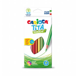 Spalvoti pie&scaron;tukai CARIOCA TITA, tribriauniai, 12 spalvų