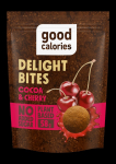 Datulių užkandis GOOD CALORIES, su vy&scaron;niomis ir kakava, 58 g