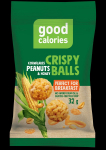 Skrudintų avižų užkandis GOOD CALORIES, su sūdytais žemės rie&scaron;utais, 32 g