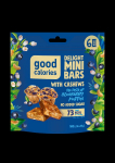 Mini rie&scaron;utų batonėliai GOOD CALORIES, su mėlynėmis, 102 g