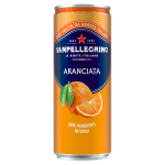 Gaivusis gazuotas gėrimas SAN PELLEGRINO Aranciata, 0.33l, skardinė, D