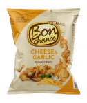 Duonos tra&scaron;kučiai BON CHANCE sūrio ir česnakų skonio, 120 g