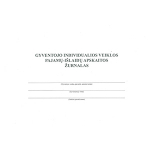 Gyventojo individualios veiklos pajamų-i&scaron;laidų apskaitos žurnalas A4, horizontalus, 24 lapai