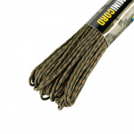 M-Tac Paracord Minicord Mil-Spec virvė 30 m, 2,2 mm, 100 kg, MIL-C-5040H, Ranger Green/Coyote