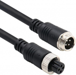 Vaizdo maitinimo - prailginimo kabelis su AIR 4PIN jungtimis-3 m.