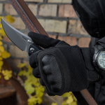 M-Tac Assault Tactical Mk.3 taktinės pir&scaron;tinės darbui su ginklu, juodos, XL