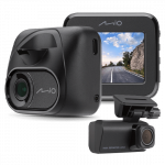 Mio MiVue C595WD Full HD vaizdo registratorius su galine T30 kamera, STARVIS, GPS ir Wi-Fi