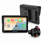 Carpuride W702BS 7 colių CarPlay ir Android Auto ekranas BMW motociklams su Wonder Wheel valdymu