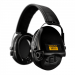 Sordin Supreme Pro-X headband PVC taktinės ausinės Black Leather