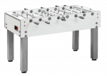 Futbolo stalas Garlando Pure White, vientisi strypai