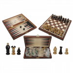 &Scaron;achmatai, &scaron;a&scaron;kės, nardai 3in1 40x40cm