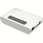 Digitus 2-P USB 2.0 WIFI NETWORK SERVER NAS USB HUB PRINT SERVER DN-13024