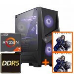 TopPC MSI Gaming AMD Advanced, 750W, Ryzen 7 8700F, 240mm Liquid Cooler, GeForce RTX 5070, 2TB NVMe Gen4 DATK375-1313621