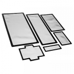 Demciflex Dust Silver Set for Fractal Design R5, Black/Black DF0561