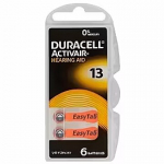 Duracell Zinc Hearing Aid 13 1.45V, orange, 6pcs 4043752174694