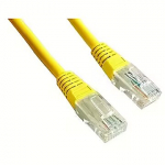 Gembird Patch Cable cat.5e, UTP, 0.5m, Yellow PP12-0.5M/Y