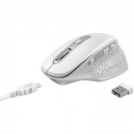 Trust Ozza, Wireless (Rechargeable), White 24035