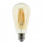 Blaupunkt LED lamp E27 ST64 Amber Filament A60 806lm 2300K BLAUPUNKT-FA-E27-8-WW