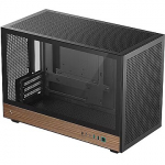 Deepcool CH260 WOOD, Tempered Glass, Black R-CH260-BKNWM0-G-1