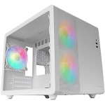 Mars Gaming MC-400, Tempered Glass, White MC400W