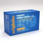 Eriglobe Magnio Bisglicinatas + vitaminas B6 30 pak. - Apelsinų Skonis