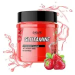 Evolite L-Glutamine (su skoniu) 400 g. - Strawberry skonis