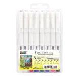 Spalvoti grafiniai ra&scaron;ikliai Marvy For Drawing Multicolor&rdquo; #4600C-8AX, itin ploni, 8vnt.