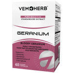 VemoHerb Geranium (Raudonžiedžio snapučio (&scaron;aknų) ekstraktas) 60 kaps.