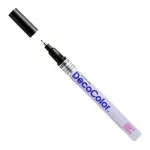 Markeris įvairių pavir&scaron;ių dekoravimui Marvy Decocolor Extra Fine #140 Black, 1 vnt.