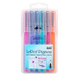 MARVY stilingi ra&scaron;ikliai plonu antgaliu #4900-6B "Le Pen Pigment" Jewel, 6vnt.