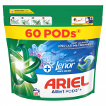 ARIEL All in 1 Tocuh Of Lenor Anti Odor skalbimo kapsulių 60 vnt.
