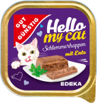 G&G Hello My Cat pa&scaron;tetas katėms su antienos mėsa 100g