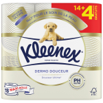 KLEENEX Skin Kind 3 sluoksnių 180 lapų tualetinio popieriaus 18 ritinėlių