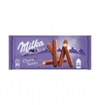 Milka sausainių lazdelės su pieni&scaron;ko &scaron;okolado glaistu 112g