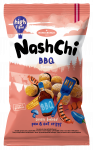 NASHCHI žirnių ir avižų tra&scaron;kučiai su BBQ skoniu 60g