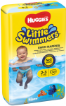 HUGGIES Little Swimmers sauskelnės plaukimui #2-3, 3-7kg, 12vnt.