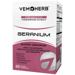 VEMOHERB Geranium (raudonžiedžio snapučio &scaron;aknų ekstraktas) - 60 kaps.
