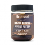 FITNFOOD Juodojo &scaron;okolado ir žemės rie&scaron;utų kremas - 350g