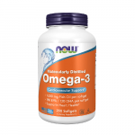 NOW Omega 3 1000mg - 200 kaps.